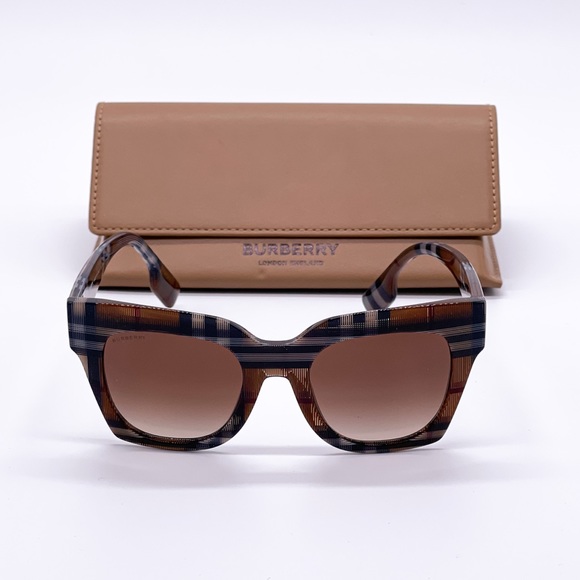 NEW BURBERRY KITTY BE4364 3967/13 WOMEN’S SUNGLASSES BURBERRY BE4364 396713 - Picture 3 of 11